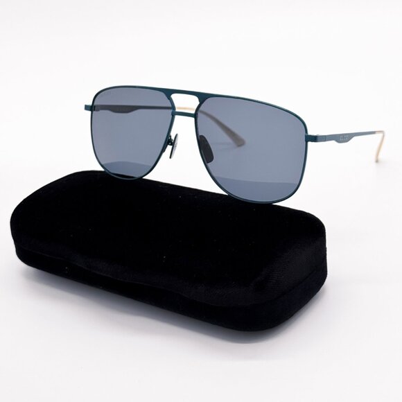 NEW GUCCI GG0336S 003 UNISEX AVIATOR SUNGLASSES